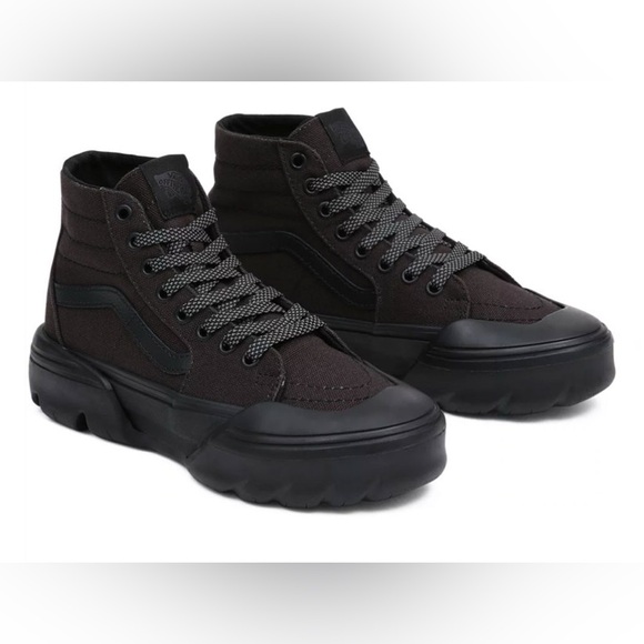 Vans Sk8-Hi Tapered Heavy Canvas Blackout Modular Swap It